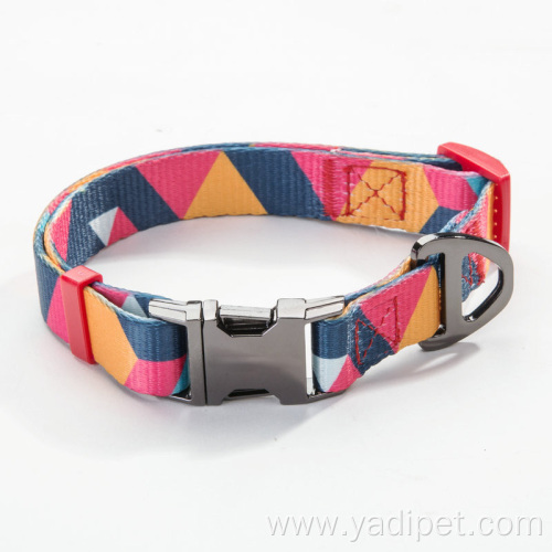 Colorful Dog collar pet collar with soft leather